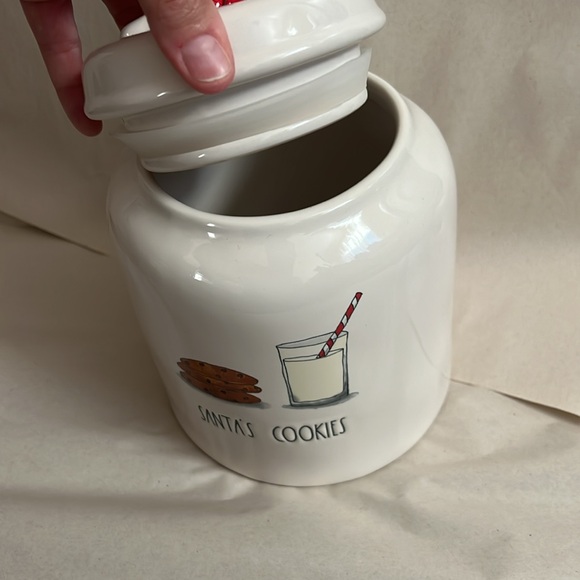 Rae dunn Santa’s cookies large canister - Picture 2 of 3